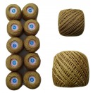ARYLIDE YELLOW - Set Lot of 10 - 6 Ply Strand - Cotton Thread Yarn Cross Stitch Embroidery	